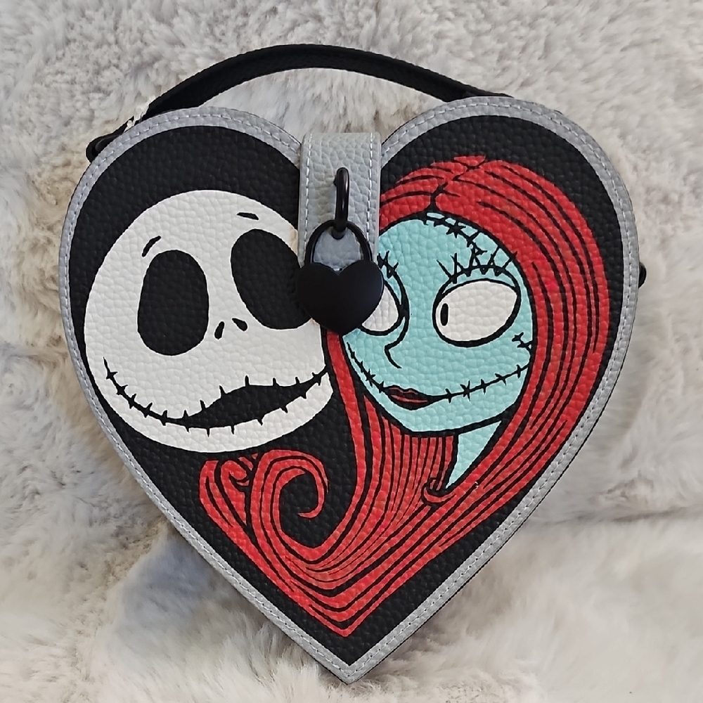 Heart-Shaped Bag with Character Design